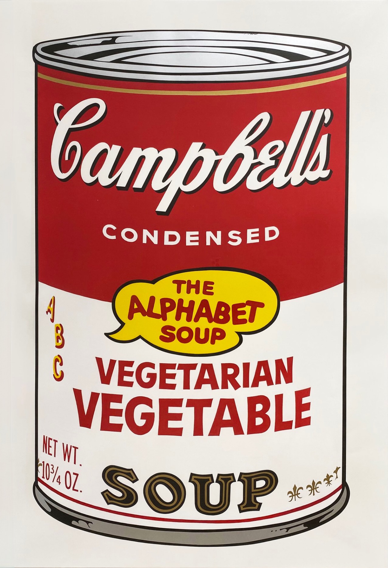 Campbell’s Soup II: Vegetarian Vegetable by Andy Warhol