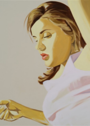 Woman With Raised Arm by David Salle at Maune Contemporary