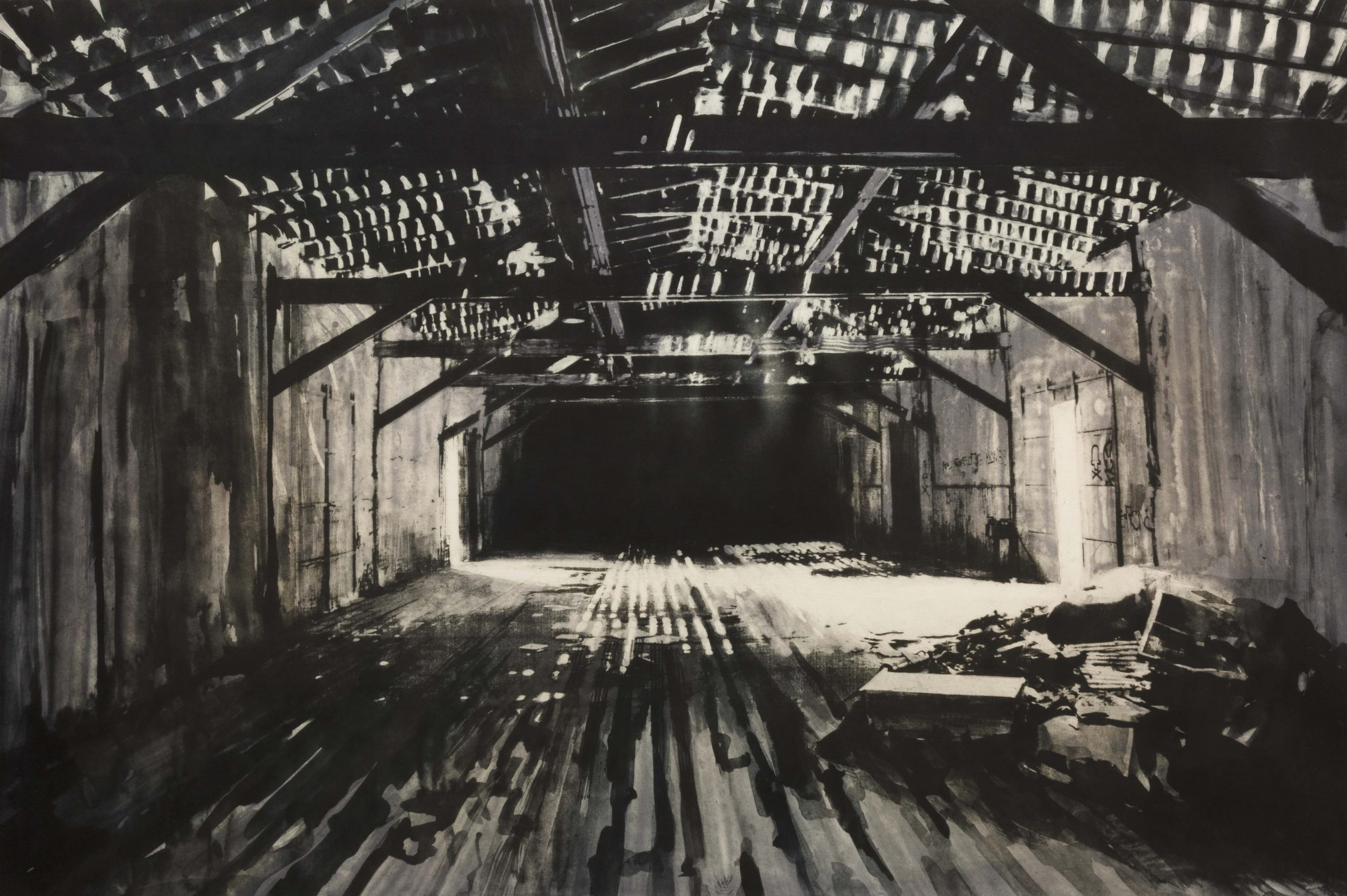 Rail Shed by Emma Stibbon