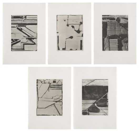 Five Aquantints with Drypoint by Richard Diebenkorn