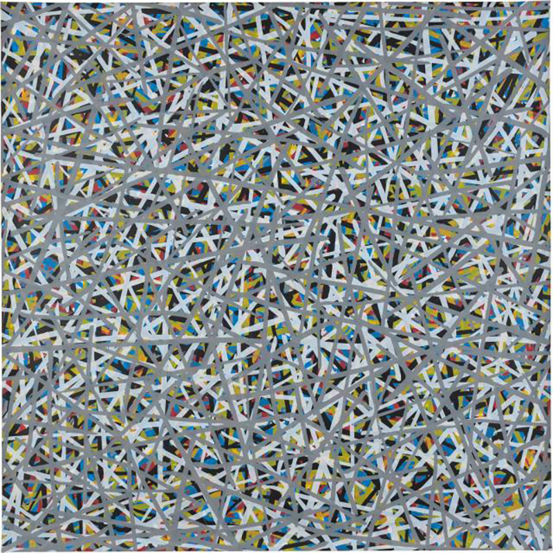 Straight Lines in All Directions #21 by Sol LeWitt