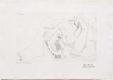 Deux Femmes Batifolant… by Pablo Picasso at Leslie Sacks Gallery