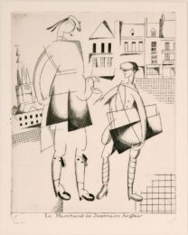 Le Marchand de Journaux Anglais by Jean-Emile Laboureur at Editions Graphiques Ltd