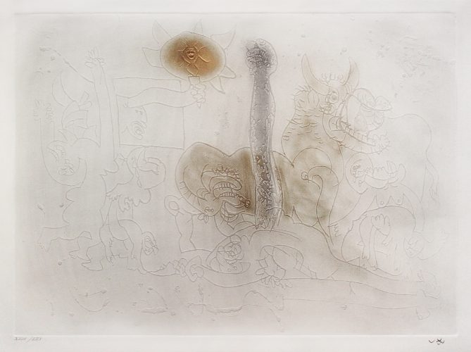 Le Poing du Jour (The Fist of the Day) by Roberto Matta