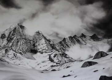Mountains 1 by Henrietta Harris at Robert Fontaine Gallery