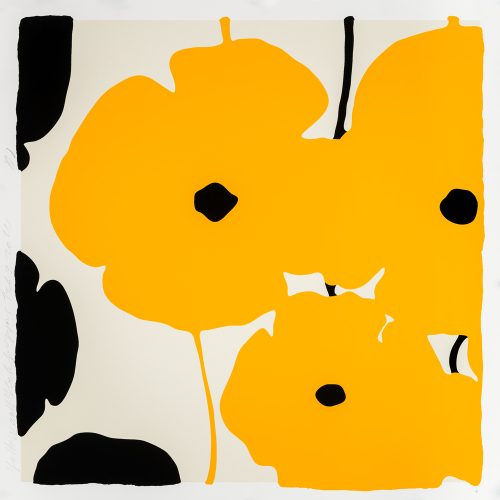 Yellow Poppies by Donald Sultan