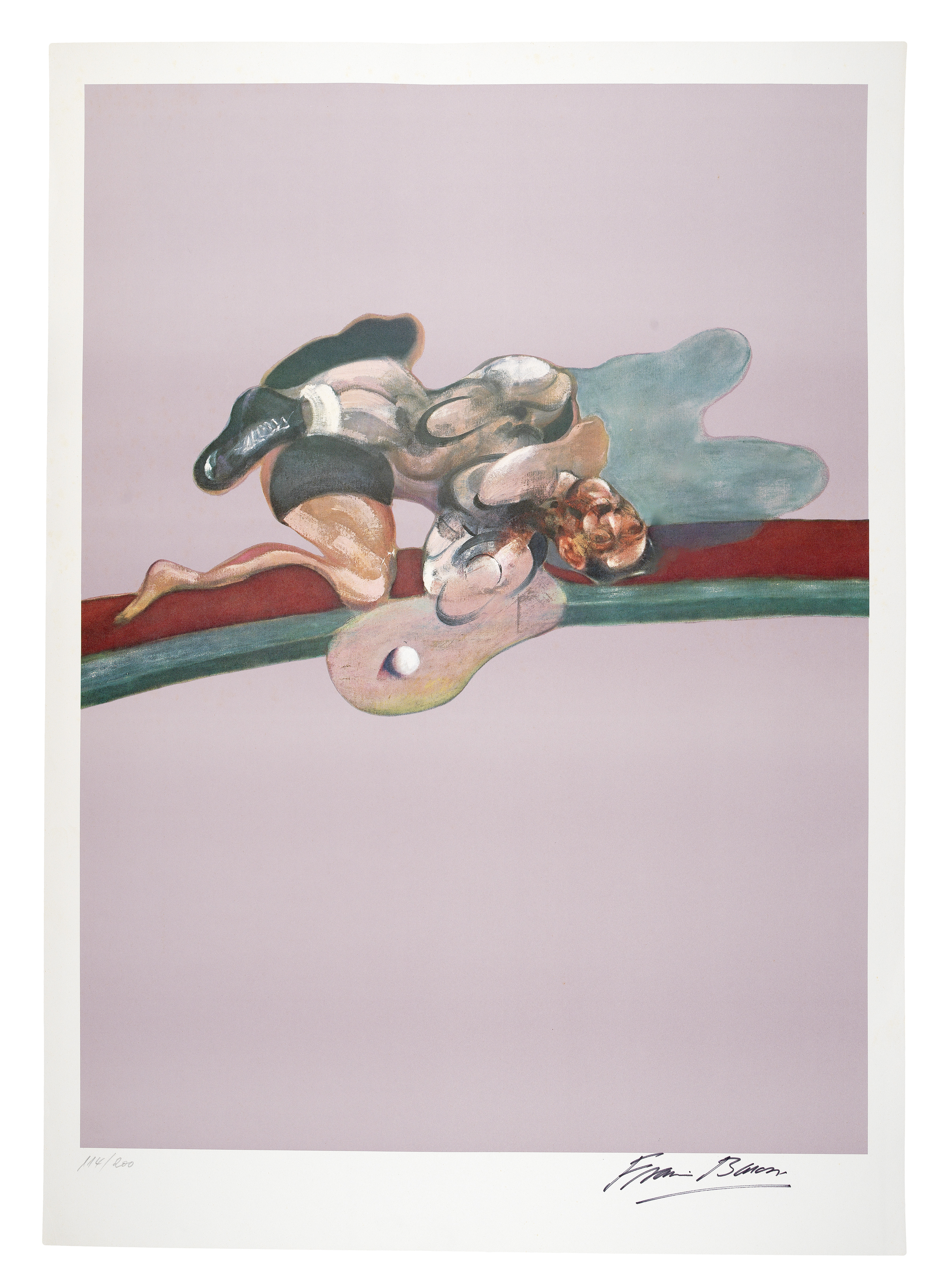 Triptych (After the Left Panel of Triptych, 1971, in Memory of George Dyer) by Francis Bacon