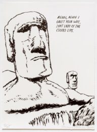 Untitled by Raymond Pettibon at Leslie Sacks Gallery