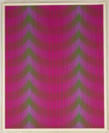 Veiled by Julian Stanczak at Gregg Shienbaum Fine Art