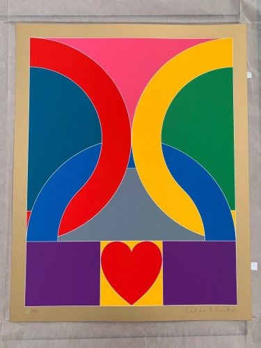 Peter Blake Signed “Olympic Symbol” by Peter Blake