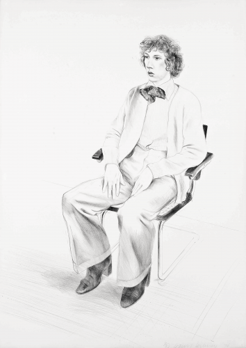 Gregory Evans by David Hockney