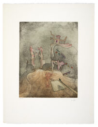 Aimera bien qui aimera le dernier by Roberto Matta at Sims Reed Gallery (IFPDA)