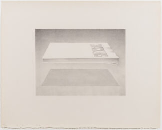 Crackers, from the Book Cover series by Ed Ruscha at Leslie Sacks Gallery
