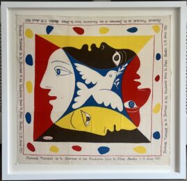 Private: Foulard pour le Festival Mondial de la Jeunesse et des Etudiants pour la Paix [Berlin] by Pablo Picasso at Dellasposa