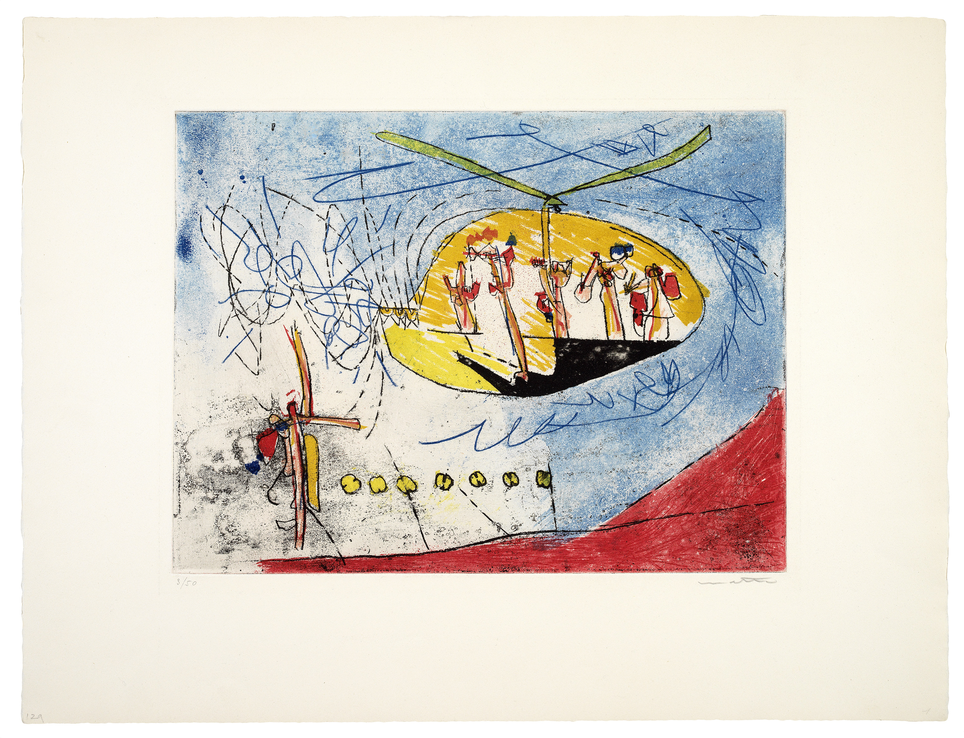 L’Helicoptère by Roberto Matta