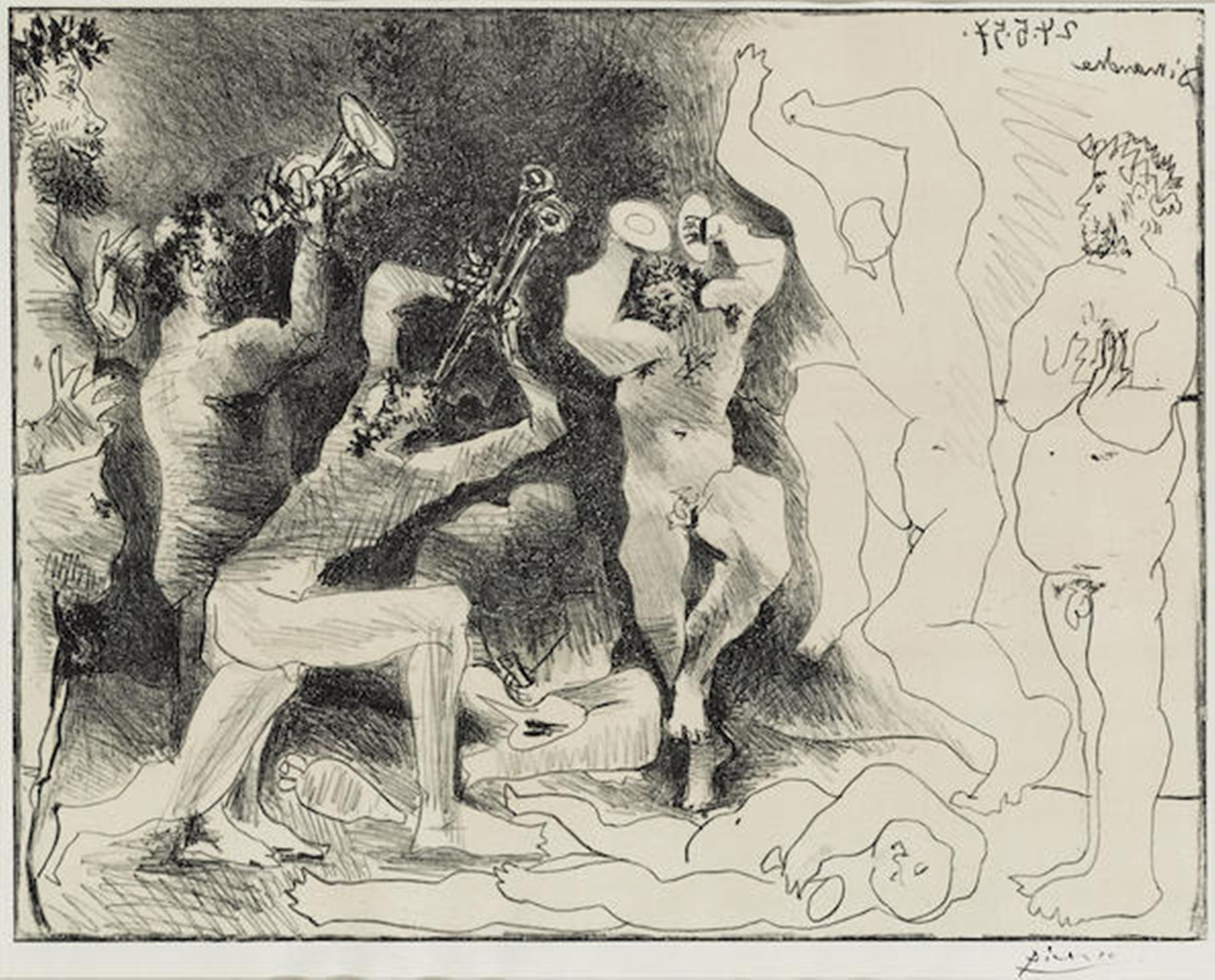 La danse des faunes by Pablo Picasso