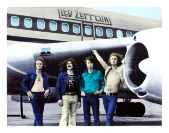 Led Zeppelin NYC 1973 by Bob Gruen at Gary Lichtenstein Editions