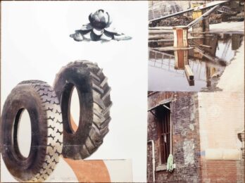 Lotus II (The Lotus Series) by Robert Rauschenberg at Leslie Sacks Gallery