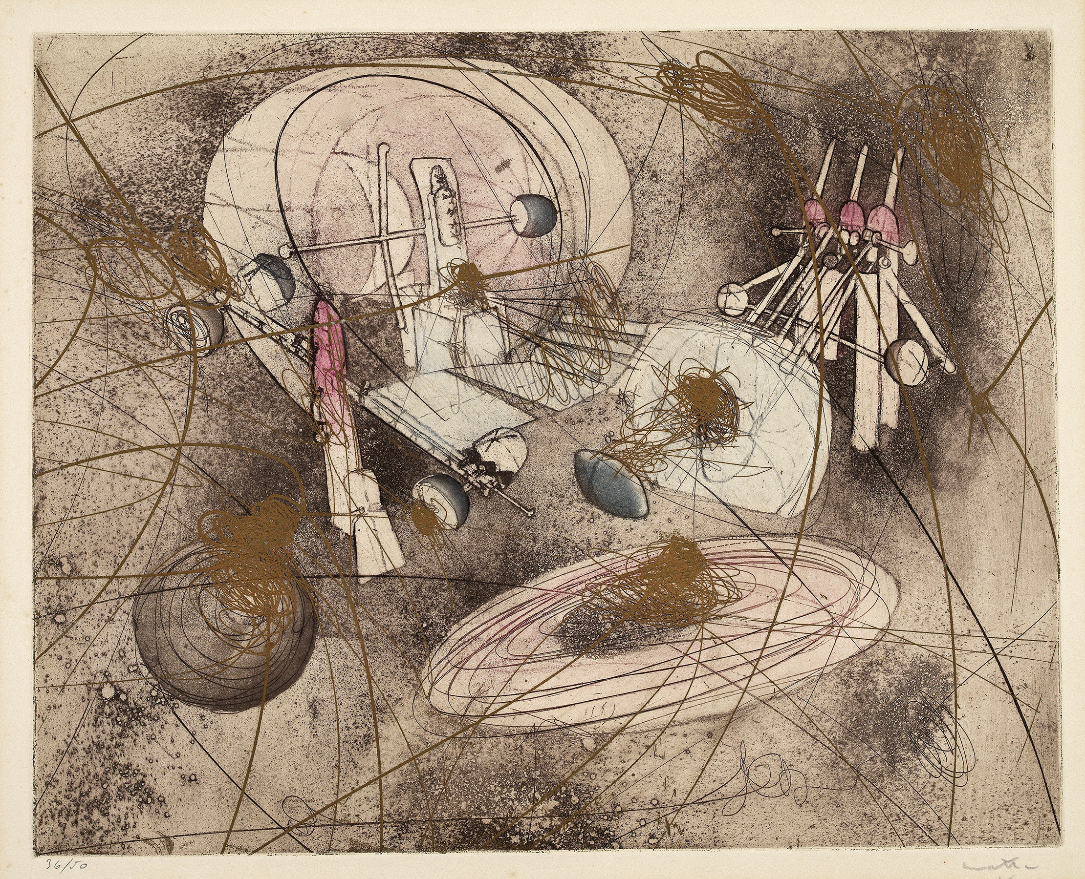 Voir au coeur du monde by Roberto Matta