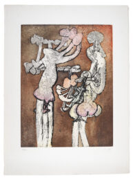 Personnages III by Roberto Matta at Sims Reed Gallery (IFPDA)