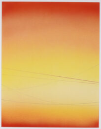 Power Line Drawing #19 by Alex Weinstein at Leslie Sacks Gallery