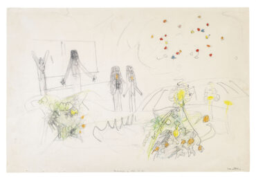 Que principio a abrir los ojos by Roberto Matta at Sims Reed Gallery (IFPDA)