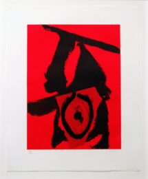Red Queen by Robert Motherwell at Leslie Sacks Gallery
