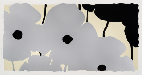 Silver Poppies by Donald Sultan at Michael Lisi/Contemporary Art