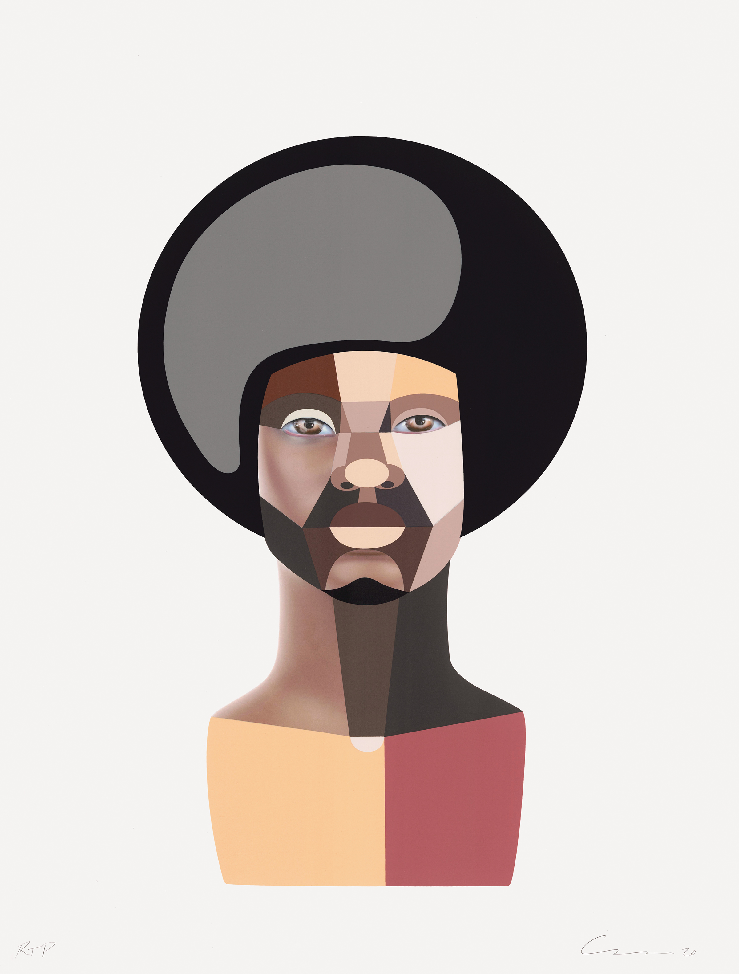 Style Variation 1 (Afro) by Derrick Adams