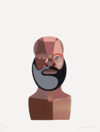 Style Variation 4 (Beard) by Derrick Adams at Tandem Press (IFPDA)