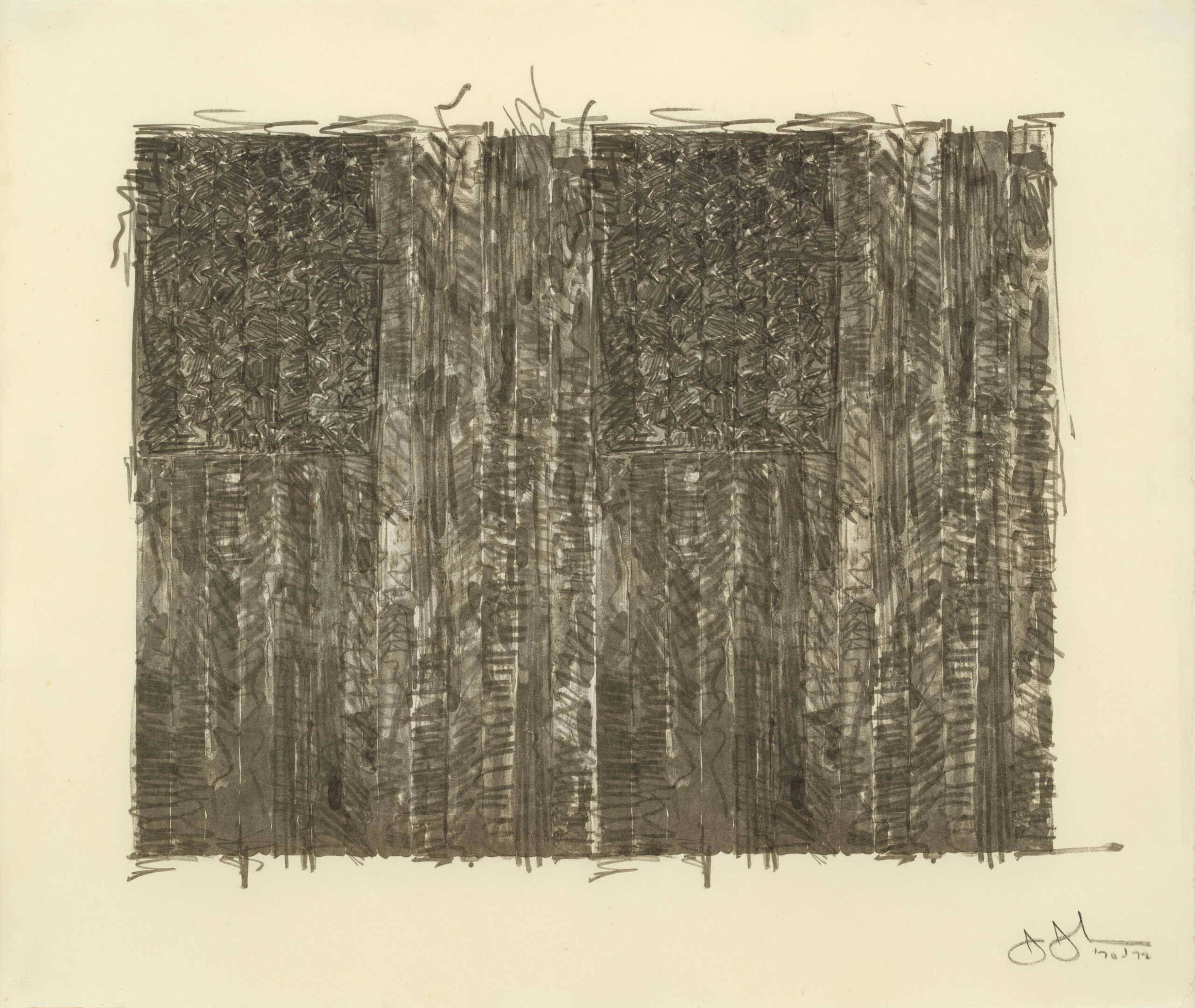 Two Flags by Jasper Johns