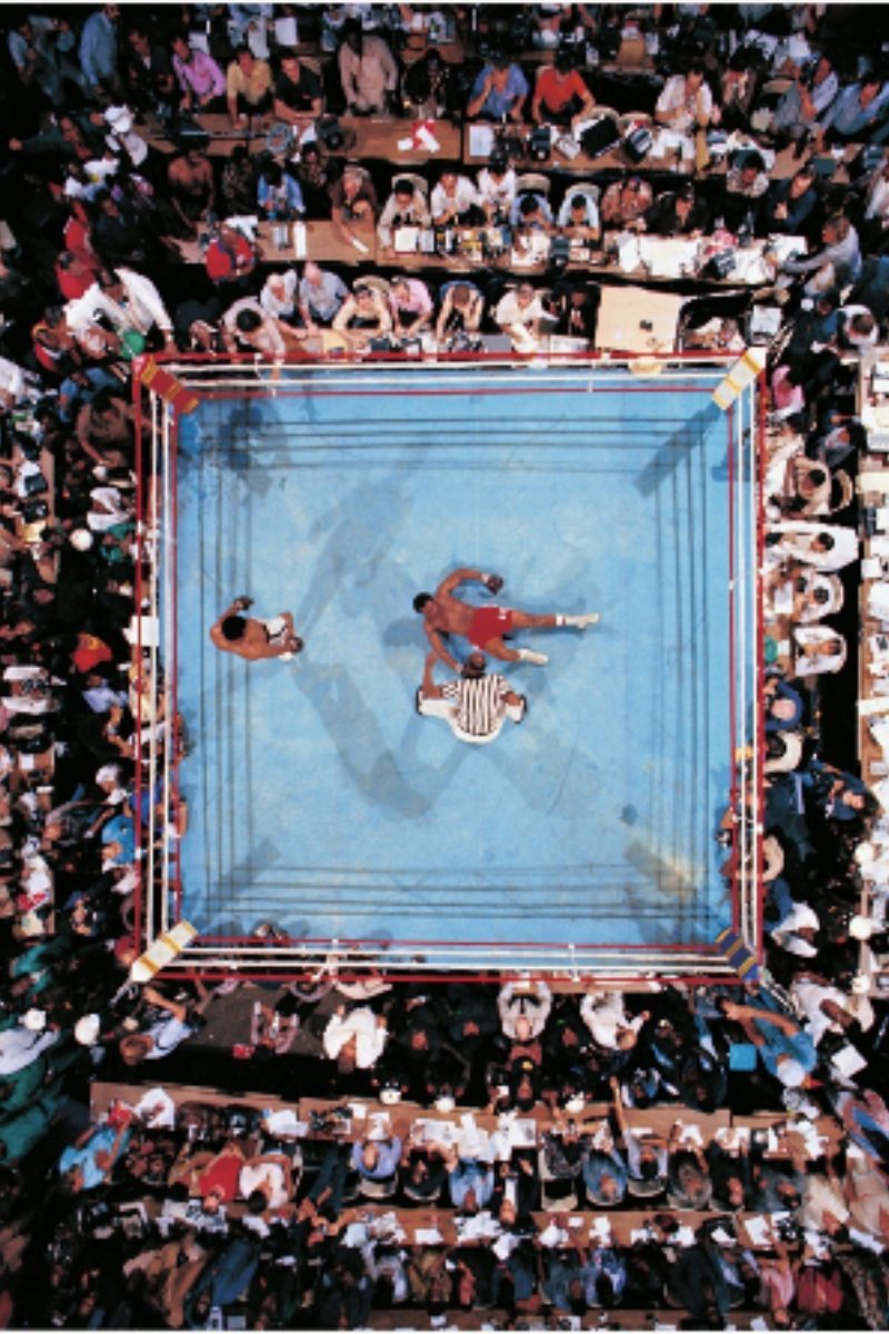 Ali vs Foreman – Foreman Being Counted Out by Neil Leifer