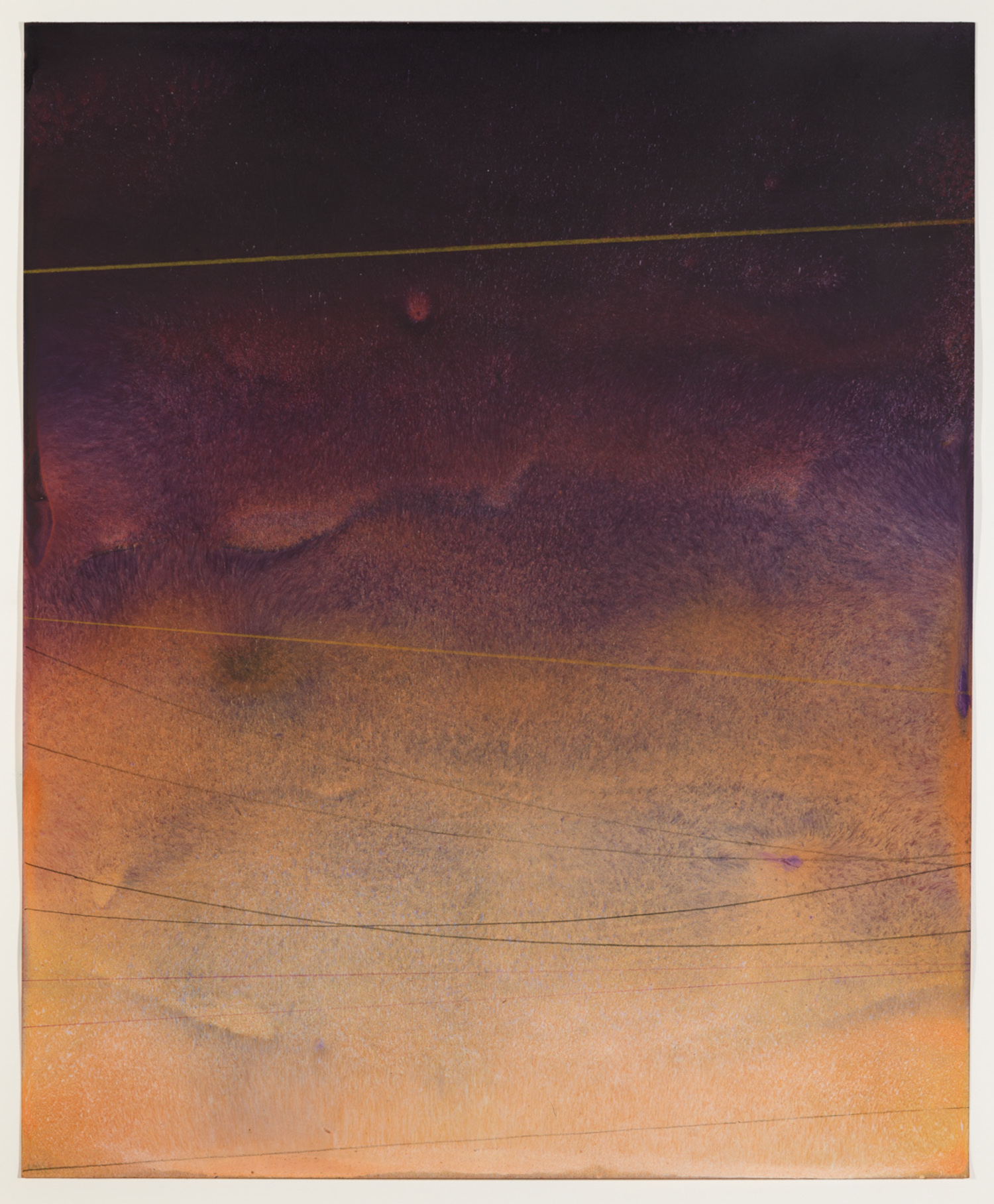 Power Line Drawing #22 by Alex Weinstein
