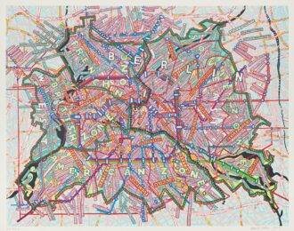 Berlin by Paula Scher at Sims Reed Gallery (IFPDA)