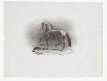 Cheval au trot (A Horse Trotting) by Théodore Géricault at Emanuel von Baeyer - Cabinet
