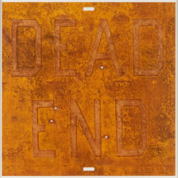 Dead End 2, from Rusty Signs by Ed Ruscha at Leslie Sacks Gallery