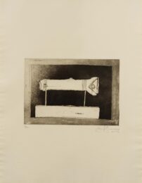 Flashlight (Large), from 1st Etchings, 2nd State by Jasper Johns at Leslie Sacks Gallery