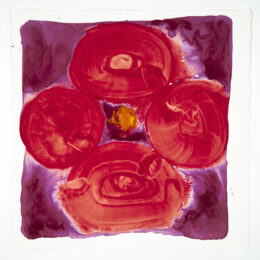 Inner Vision: Rose + Red + Red orange by Judy Ledgerwood at Manneken Press (IFPDA)