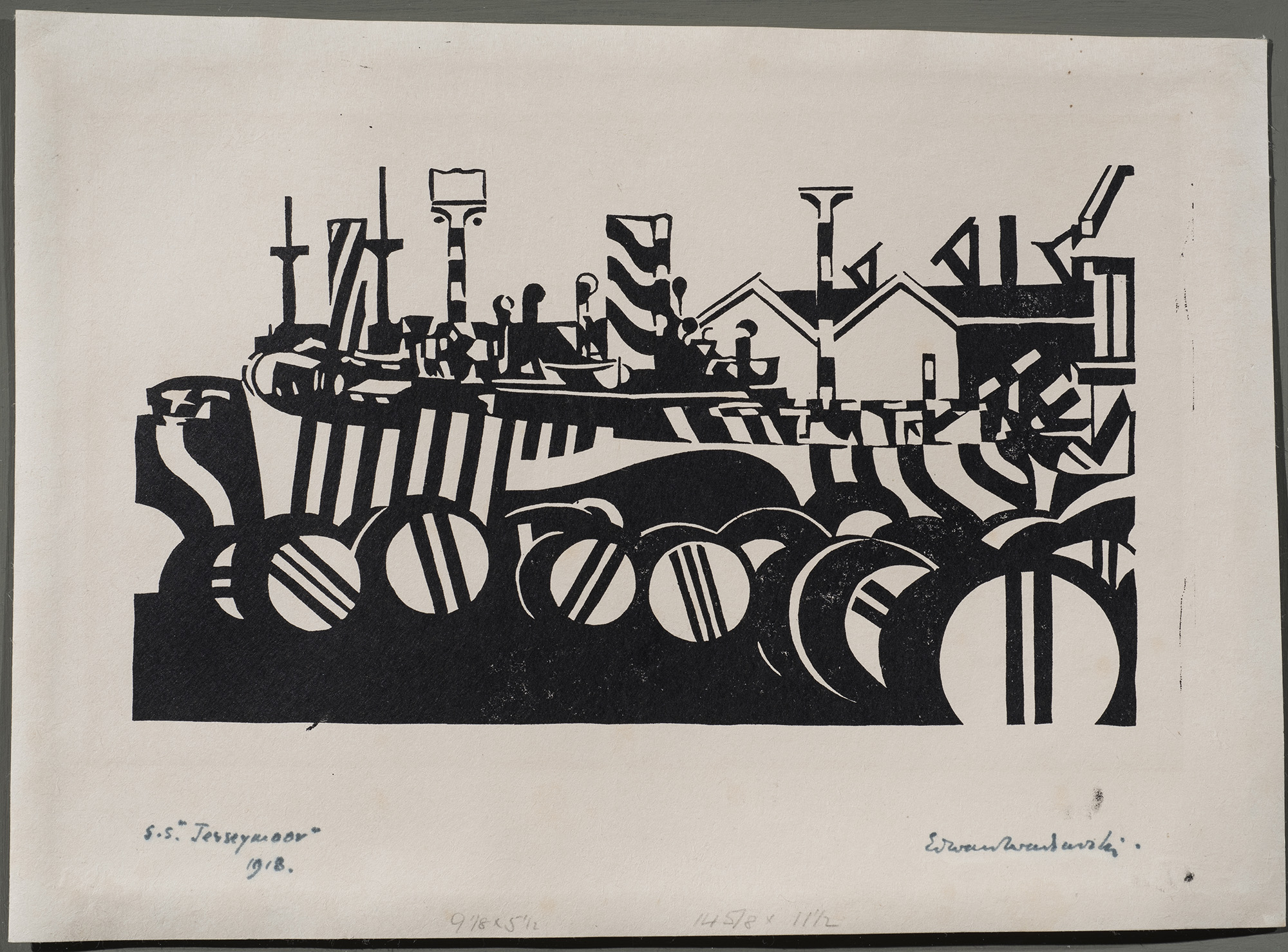 S.S. Jerseymoor by Edward Wadsworth