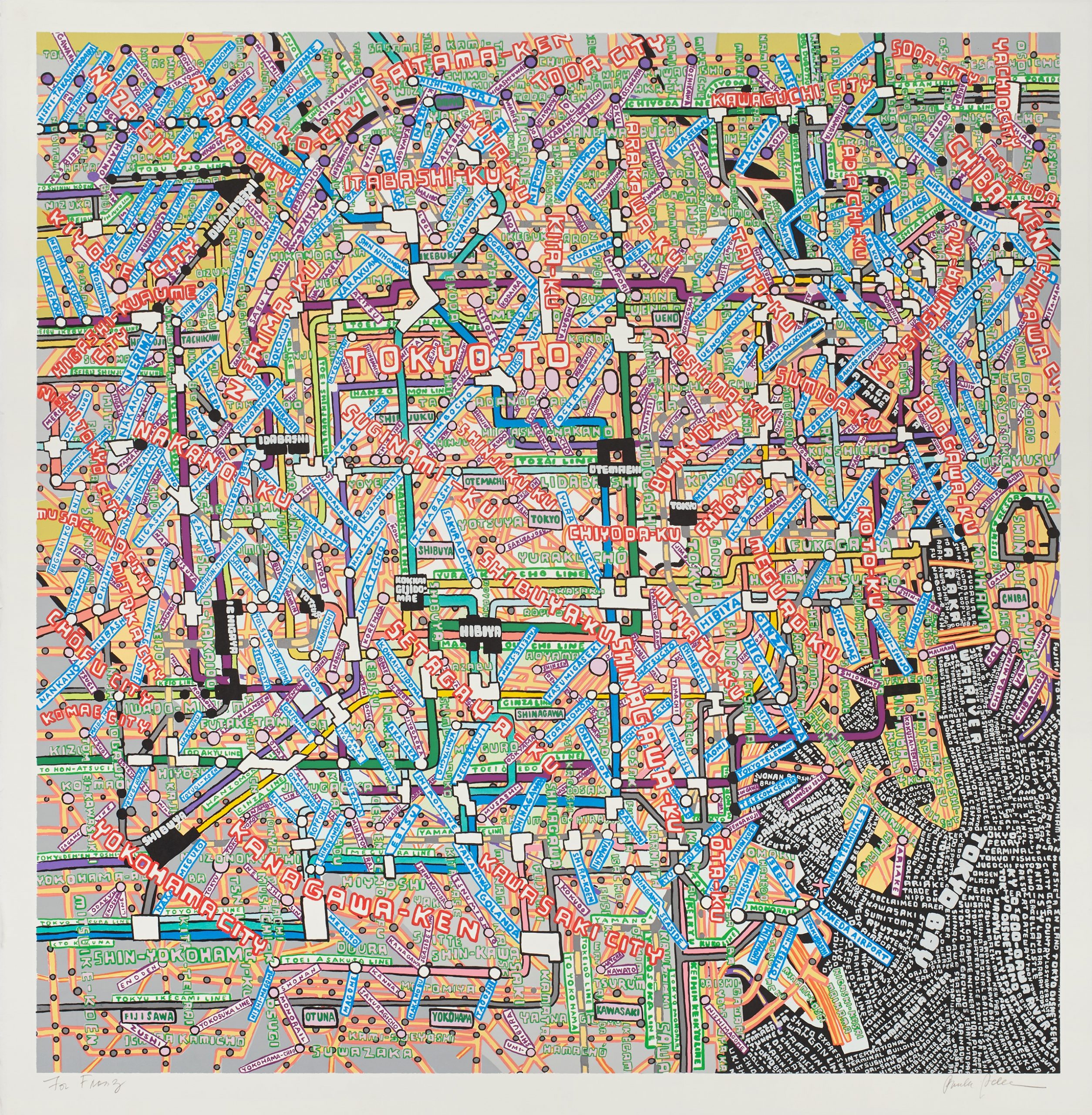 Tokyo by Paula Scher