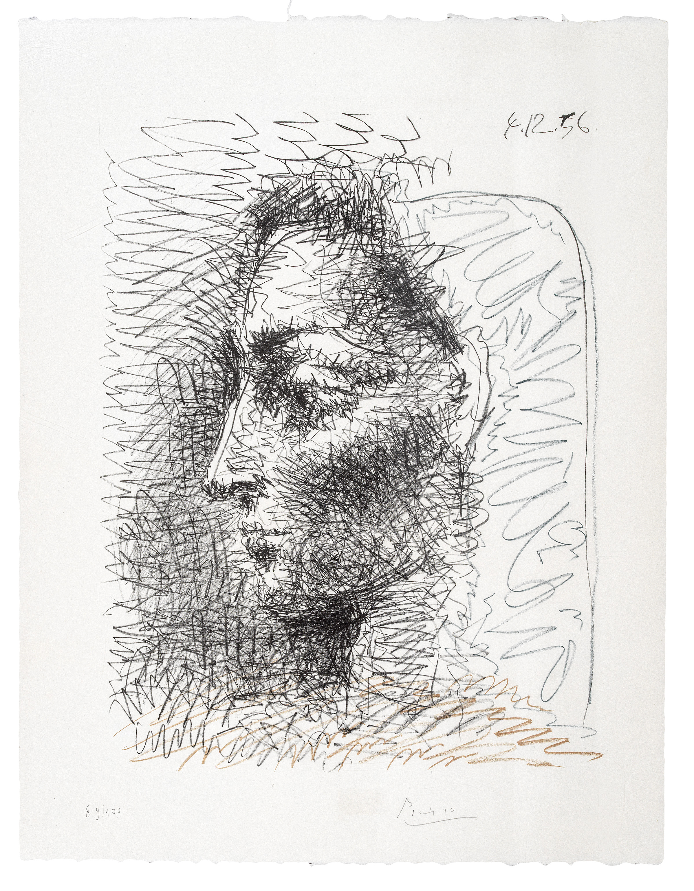 Portrait de Jacqueline by Pablo Picasso