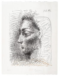 Portrait de Jacqueline by Pablo Picasso at Sims Reed Gallery (IFPDA)