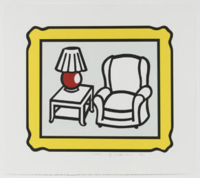Red Lamp by Roy Lichtenstein at Leslie Sacks Gallery