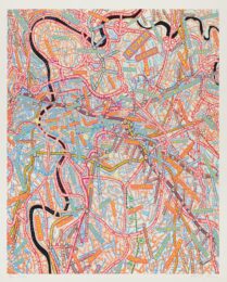Rome by Paula Scher at Sims Reed Gallery (IFPDA)