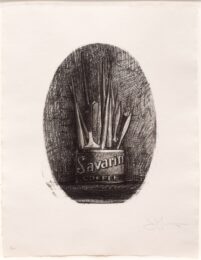 Savarin 4 (Oval) by Jasper Johns at Leslie Sacks Gallery