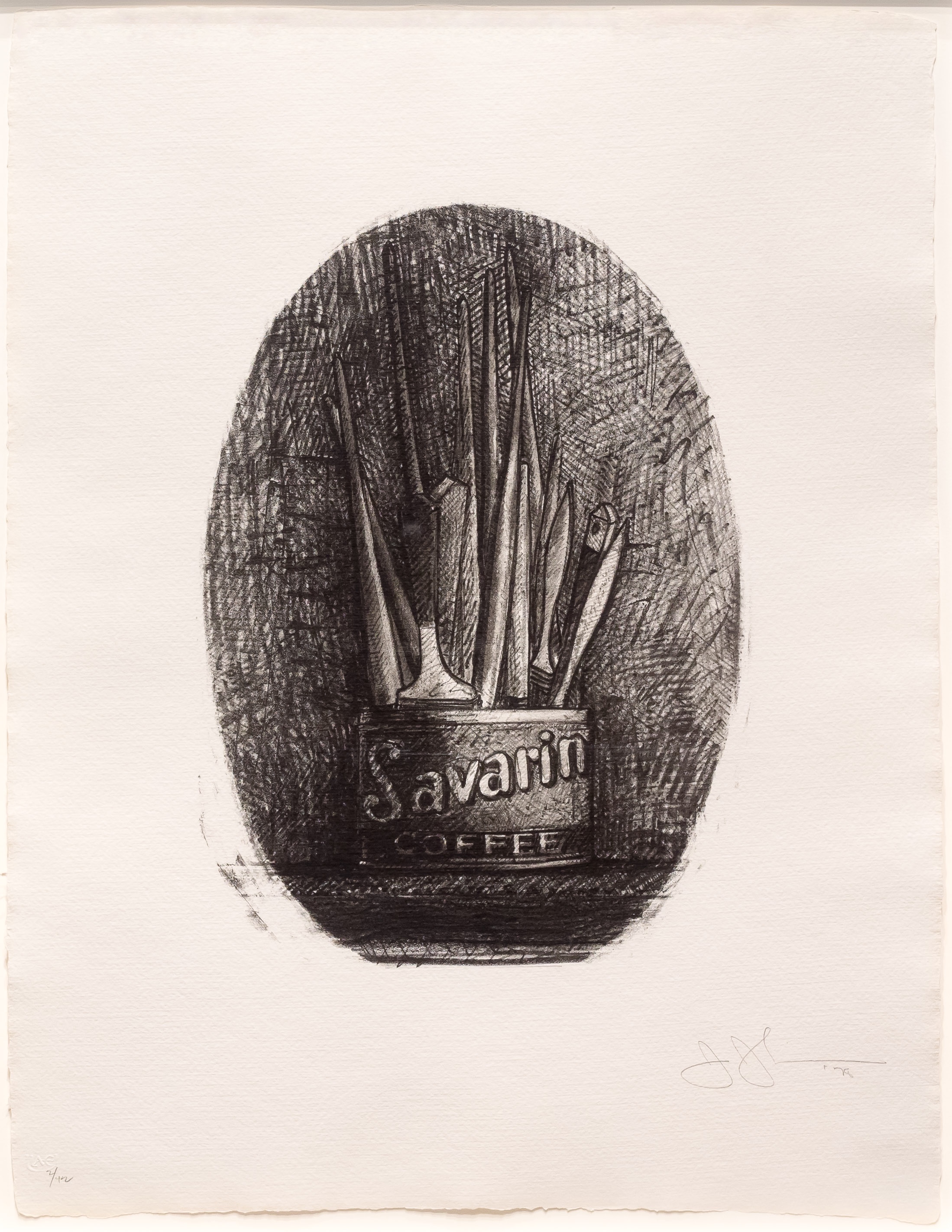 Savarin 4 (Oval) by Jasper Johns
