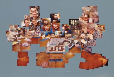 The Scrabble Game by David Hockney at Robin Rosenberg Fine Art