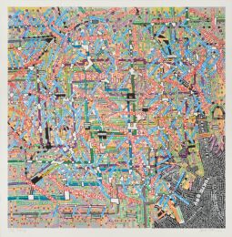 Tokyo by Paula Scher at Sims Reed Gallery (IFPDA)