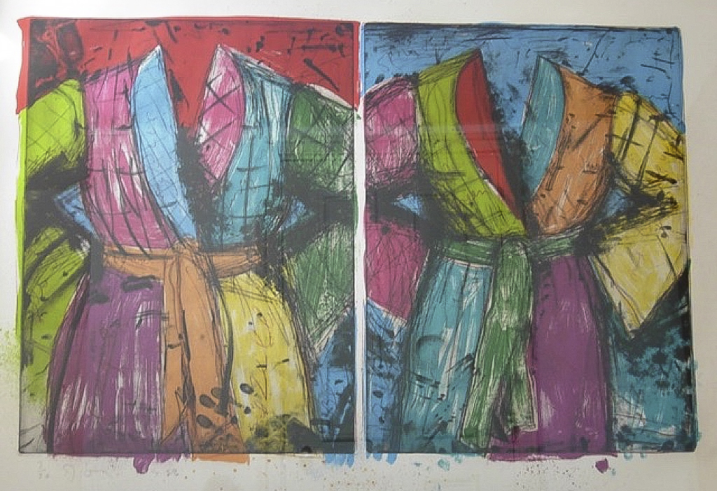 Two Florida Bathrobes by Jim Dine