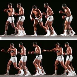 Ali Invents the Double-Clutch Shuffle by Neil Leifer at Taschen